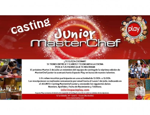 CASTING MASTERCHEF JUNIOR