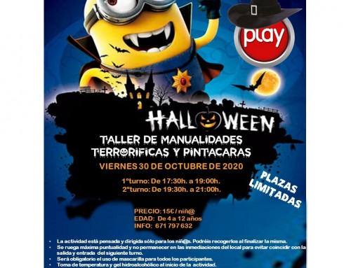 Halloween 2020 – Taller manualidades y Pintacaras